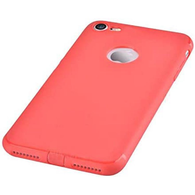 Devia Egg Shell Back Phone Case Compatible for Apple iPhone 7 | Soft & Durable Mobile Case - Red