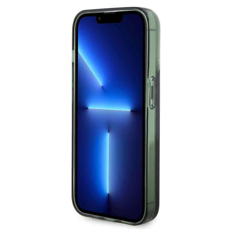 Guess Liquid Glitter Case with 4G Pattern - Green - iPhone 15 Pro