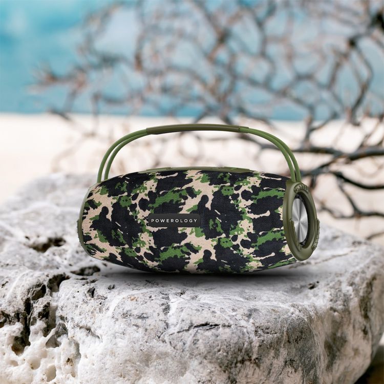 Powerology Phantom Wireless Bluetooth Speaker - Camouflage