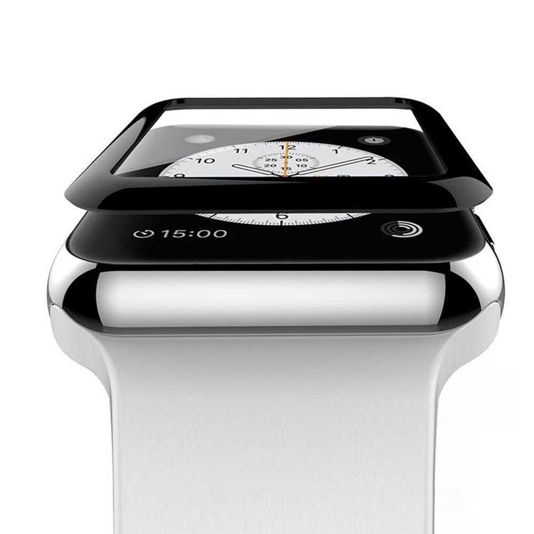 واقي شاشة زجاجي ثلاثي الأبعاد من Green Lion لسلسلة Apple Watch 1/2/3 42 مم