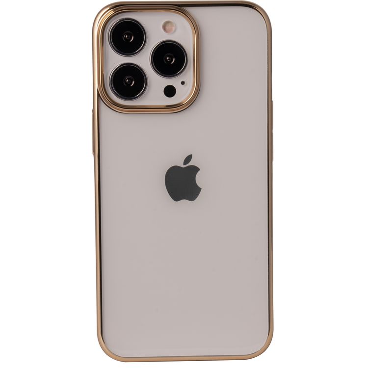 Devia Glimmer Series PC Elegant Case Compatible for iPhone 13 / 13 Pro (6.1") Shock Absorbent, Scratches Resistant, Slim & Lightweight Protective Back Cover - Gold