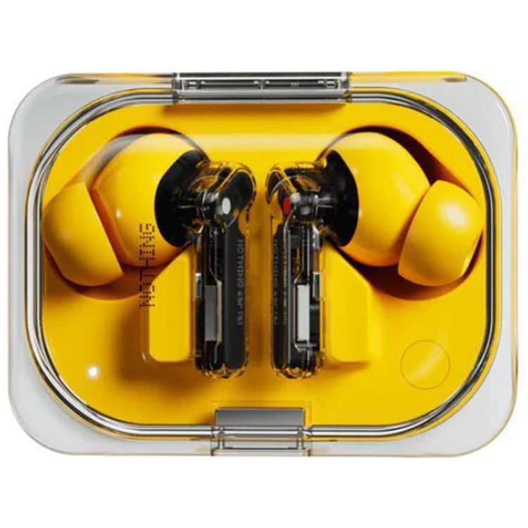 Nothing Ear (a) True Wireless Earbuds with Smart Active Noise Cancellation, Bluetooth 5.3, Waterproof, 42.5 Hours Playback Time - Yellow