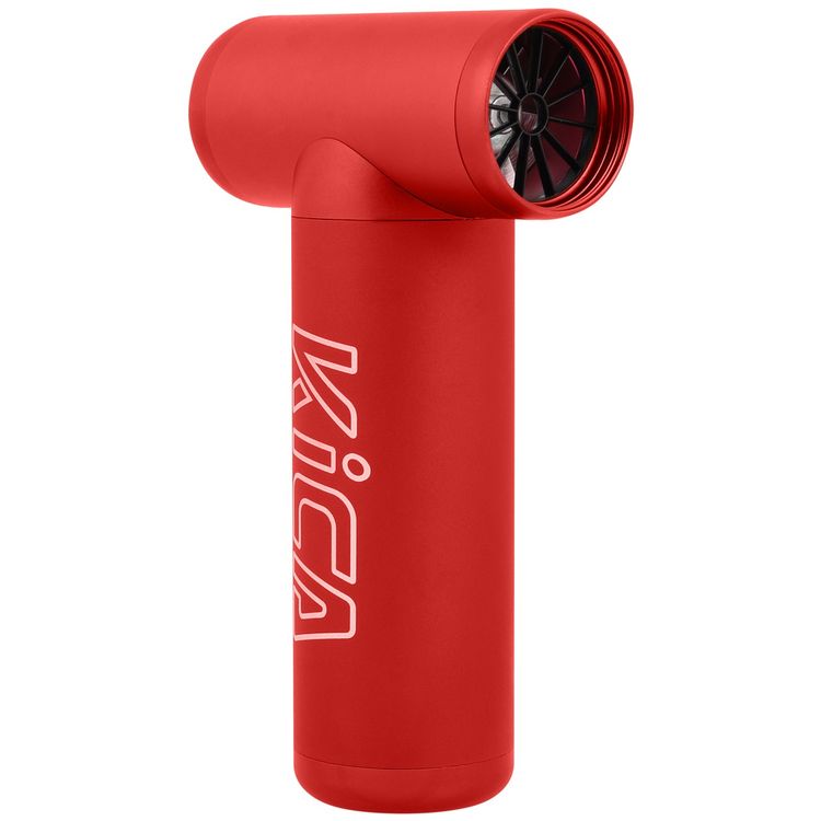 Kica Portable Fan with 86000RPM Rotating Speed, Lightweight, Easy-to-Use, Compact Design, Easy Manual & Power Mode Switch, 3.5 Hours Extended Battery Life - Red