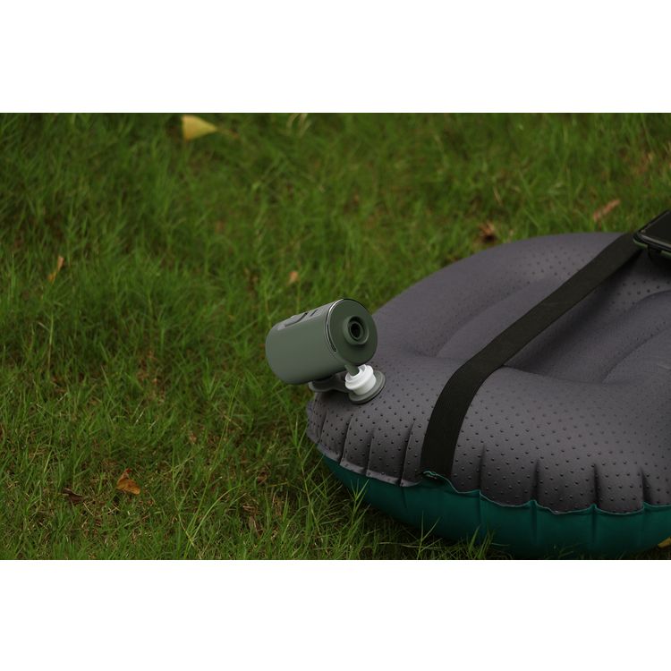 Porodo Lifestyle Camping Inflate and Deflate Air Pump, Type-C Charging Port, Portable & Lightweight, 800mAh Battery, 25 Minutes Working Time, 2 Hours Recharge Time - Green