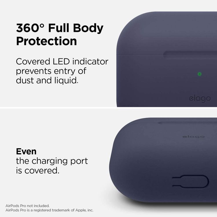 Elago Basic Slim Case for Apple Airpods Pro - Jean Indigo