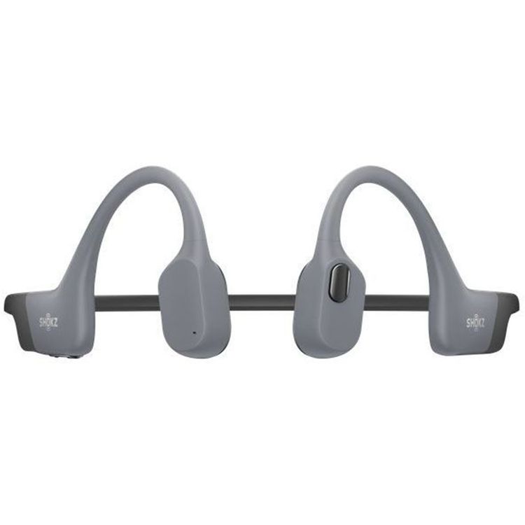 Shokz Openswim Pro Headphones with Dual Noise Reduction Technology, Crystal Clear Calling, Silicone Rubber Carrying Case, 9 Hours Battery Life - Gray