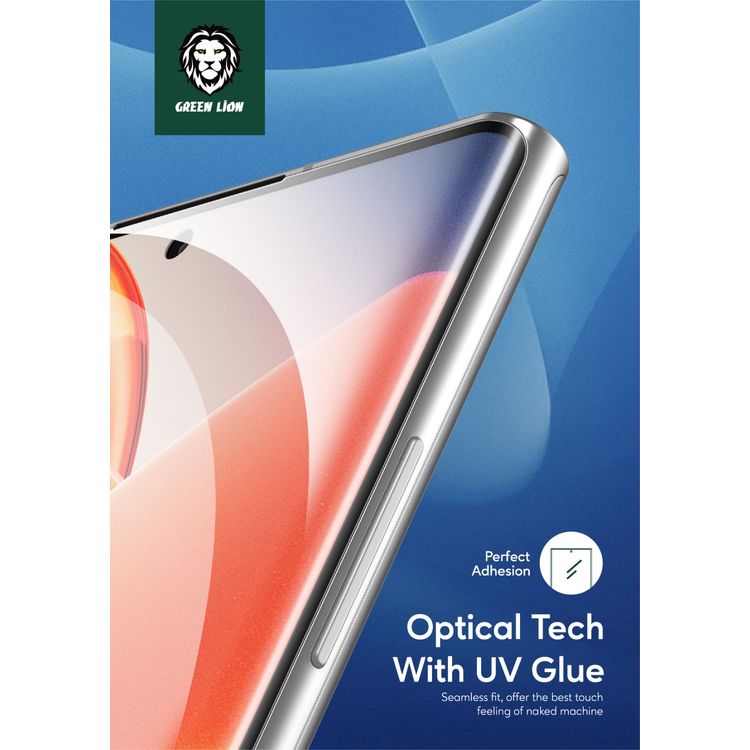 Green Lion 3D UV Glass High Definition Full Glue Glass - Samsung S23 Ultra - Clear