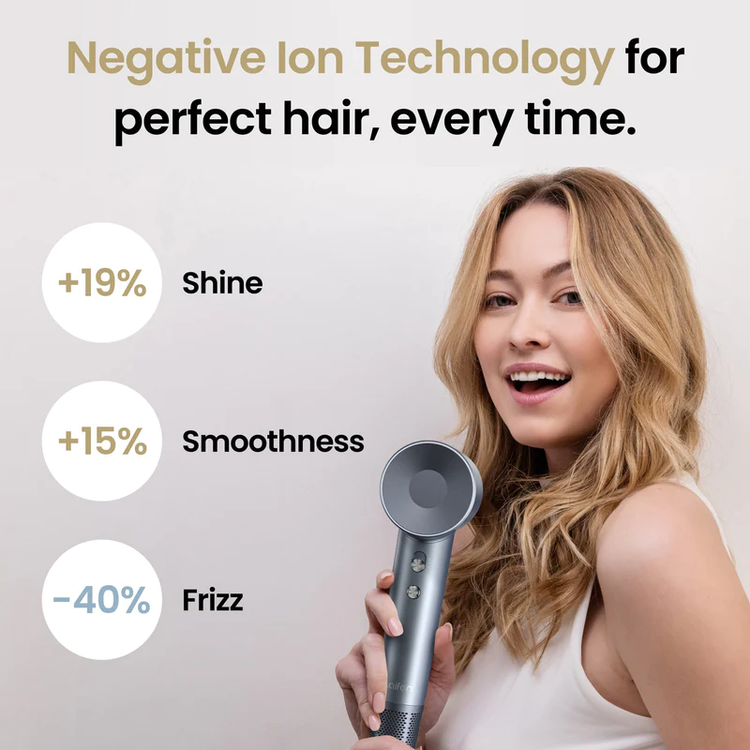 Laifen Swift Special Hair Dryer - Silver Blue