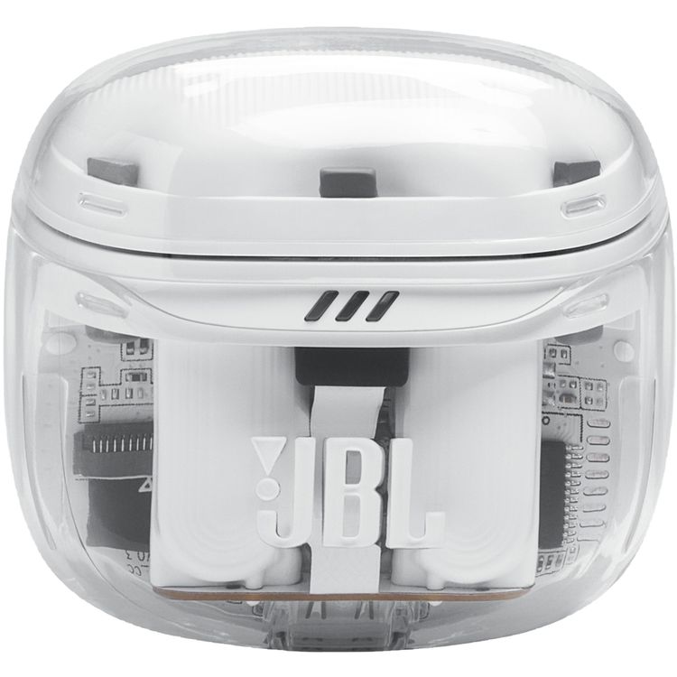 JBL Tune Flex 2 Earbuds with JBL Pure Bass sound, JBL Headphones App, 48 Hours Battery Life, 2 Hours Charging Time - Ghost White