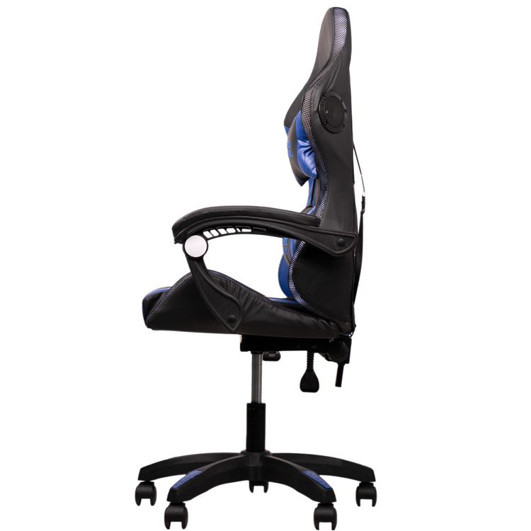 Porodo Gaming Professional Chair with Bluetooth Speaker, Massager & RGB Lights