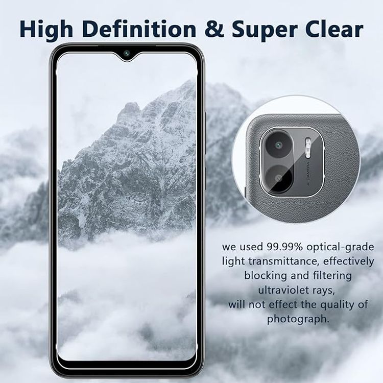 Xiaomi Redmi A1+ Black 2GB RAM, 32 GB storage 8MP AI dual camera Rear fingerprint sensor Huge 5000mAh battery Powerful and efficient processor - Black