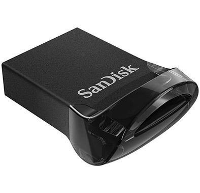 SanDisk Ultra Fit USB 3.1 Flash Drive (256GB, Black, SDCZ430-256G-A46) - Black