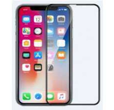 Comma Dun Anti-Finger Prints Tempered Glass for iPhone 11, Superior Quality Tempered Glass, Maximize Screen Coverage, Easy to Apply, Drop & Scratches Protection - Black