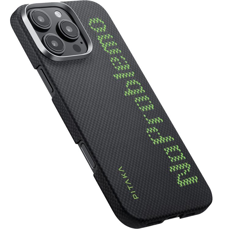 Pitaka Aries Tactile Woven Case for iPhone 16 Pro Max, MagSafe Compatibility, Slim & Lightweight, Secure Grip, Raised Edge Camera - NoProblemo