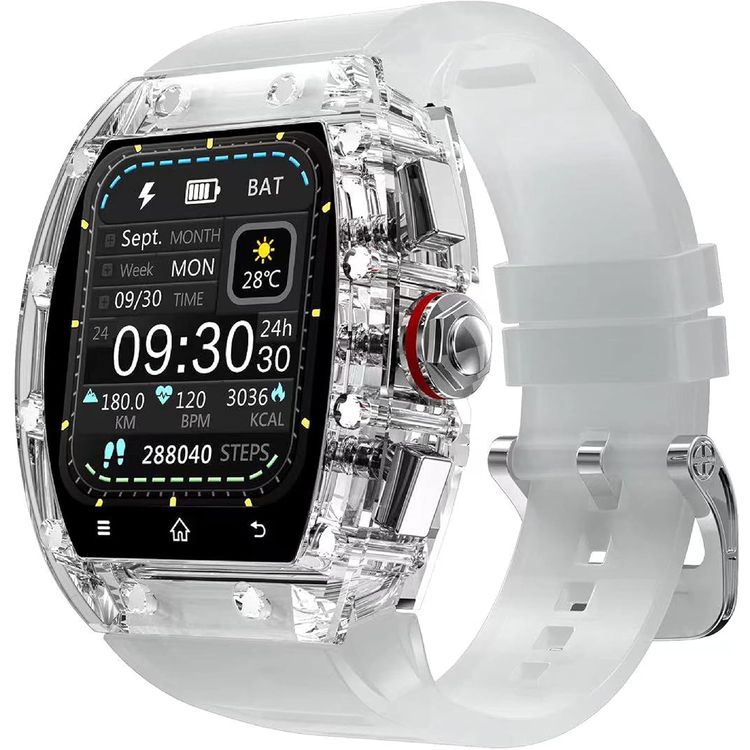 Green Lion Carlos Santos Smart Watch - White