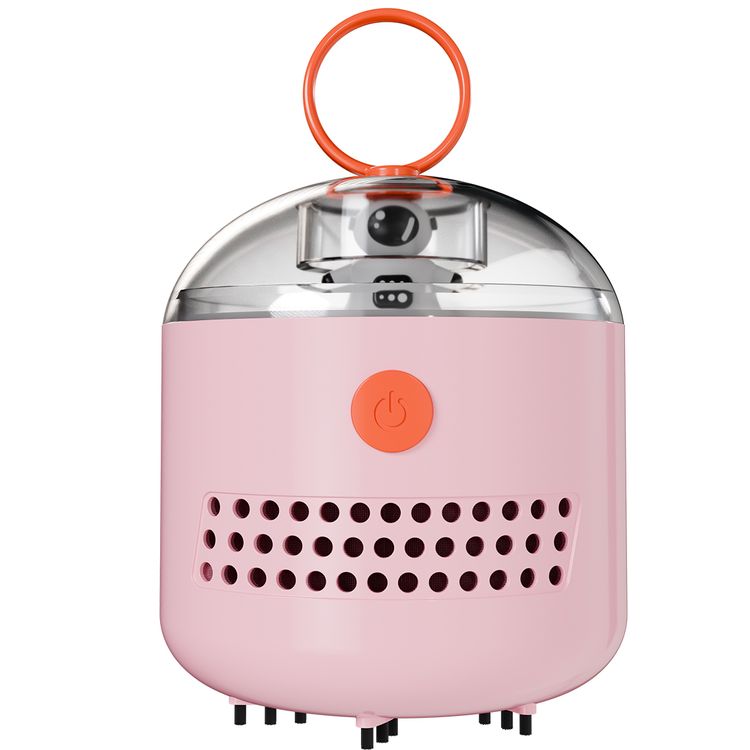 Porodo Kids Electric Sharpener & Vacuum Stationery Set with Child-Friendly Design, Type-C Charging Port, Desktop Vacuum Cleaner, Electric Eraser, Stapler & more - Pink