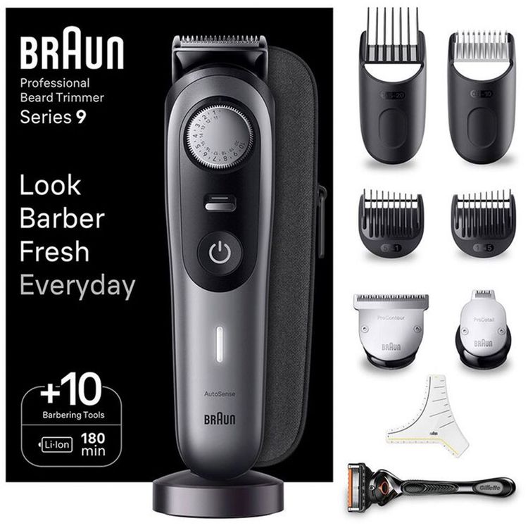 Braun Series 9 BT 9420 Pro Beard Trimmer - Black