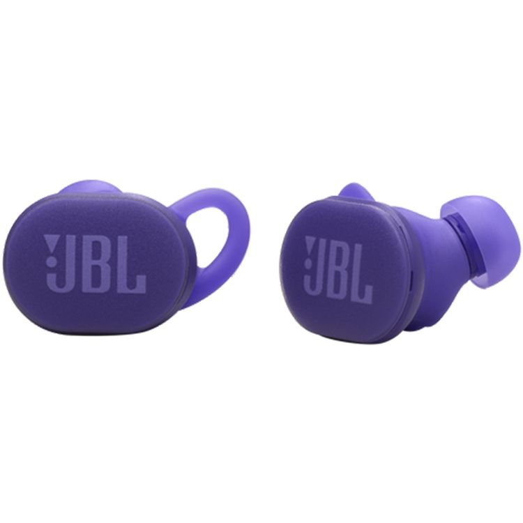 سماعات JBL Endurance Race 2 مع 4 ميكروفونات، عمر بطارية 48 ساعة، مقاومة للماء والغبار، إلغاء الضوضاء النشط بتقنية Smart Ambient، حجم المحرك 6.8 مم، إصدار البلوتوث 5.3، منفذ شحن USB-C - باللون البنفسجي.