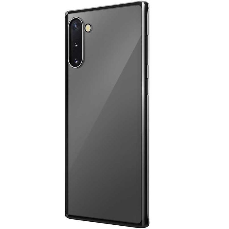 Viva Madrid Glazo Flex Slim Back Case Compatible for Samsung Galaxy Note 10, Easy Access to All Ports, Shock Absorbent, Scratch Resistant, & Drop Protection Back Cover - Black