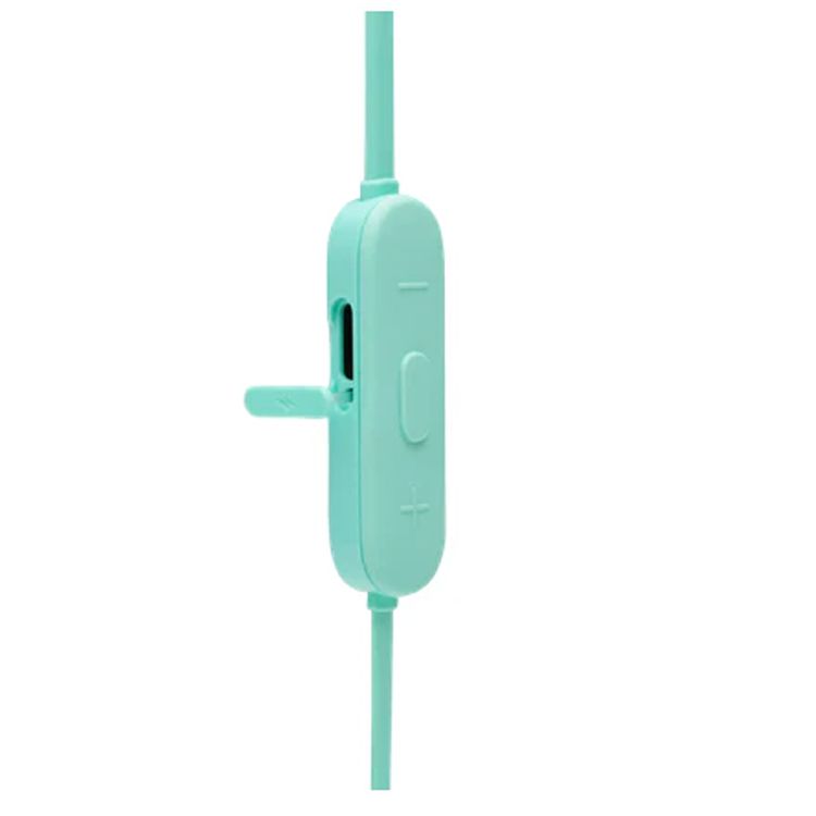 JBL T125 Wireless In-ear Pure Bass Headphones, 16 Hours Playtime, Bluetooth Version 5, Multipoint Connection, Magnetic Cable Management, Voice Assistant, Fast Charge - Teal
