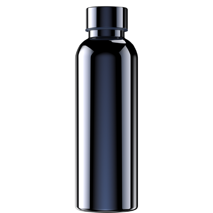 زجاجة مياه من الفولاذ المقاوم للصدأ من سلسلة غرين ديزاينو 550 مل / 18.6 أونصة ، يدوية ومحمولة ، زجاجة ماء معزولة ، مقاومة للتكثيف ، زجاجة شرب رياضية عالية الجودة مانعة للتسرب - أزرق