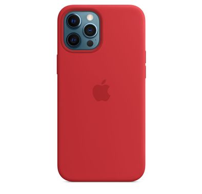 Apple iPhone 12 | 12 Pro (6.1") Silicone Case with MagSafe - (PRODUCT) RED