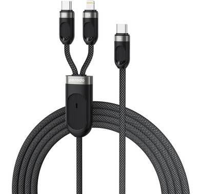 Porodo Type-C & Lightning Fast Charging Cable USB-C PD In...