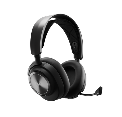سماعة الألعاب اللاسلكية SteelSeries Arctis Pro - صوت عالي الدقة بدون فقدان + بلوتوث لجهاز PS4 والكمبيوتر الشخصي - أسود