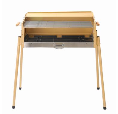 مشواة الفحم المحمولة / فرن الكربون لأسلوب حياة بورودو للتخييم - بيج