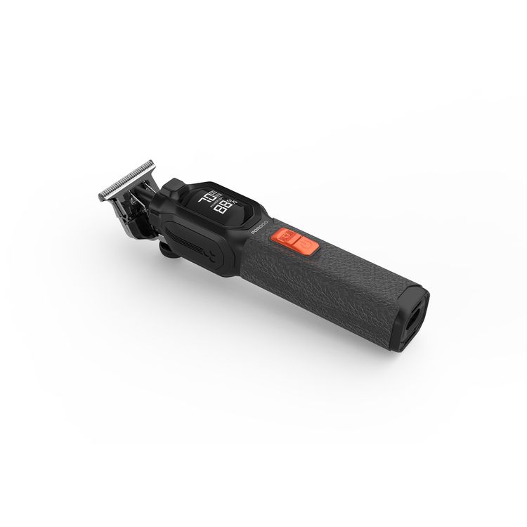 Porodo Multi-Purpose Trio Grooming Kit with Hair Clipper & Beard Shaver, 5W Rated Power, 200 Minutes Working Time, 4 Combs, 2000mAh Battery Capacity, LED Digital Display, 7000RPM Motor Speed, USB-C Charging - Black