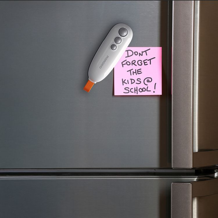 Porodo Lifestyle 2-In-1 Magnetic Mini Sealer & Cutter with Rechargeable Battery, 400mAh Battery Capacity, 2 Hours Working Time, ABS  Material - White