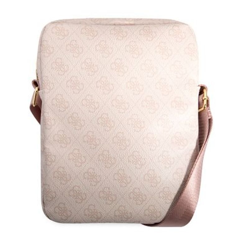 Guess 4G PU Tablet Bag with Big Metal Logo, Designed for 10"  Notebook  - Pink