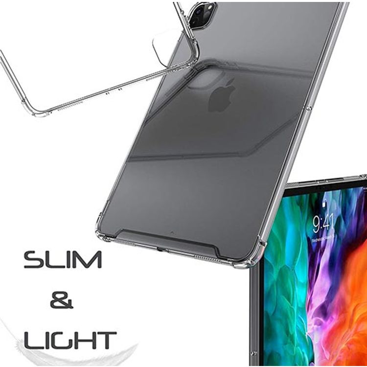 Green Lion Slim & Lightweight TPU/PC Back Case for iPad Pro 12.9" (2020) Crystal Clear