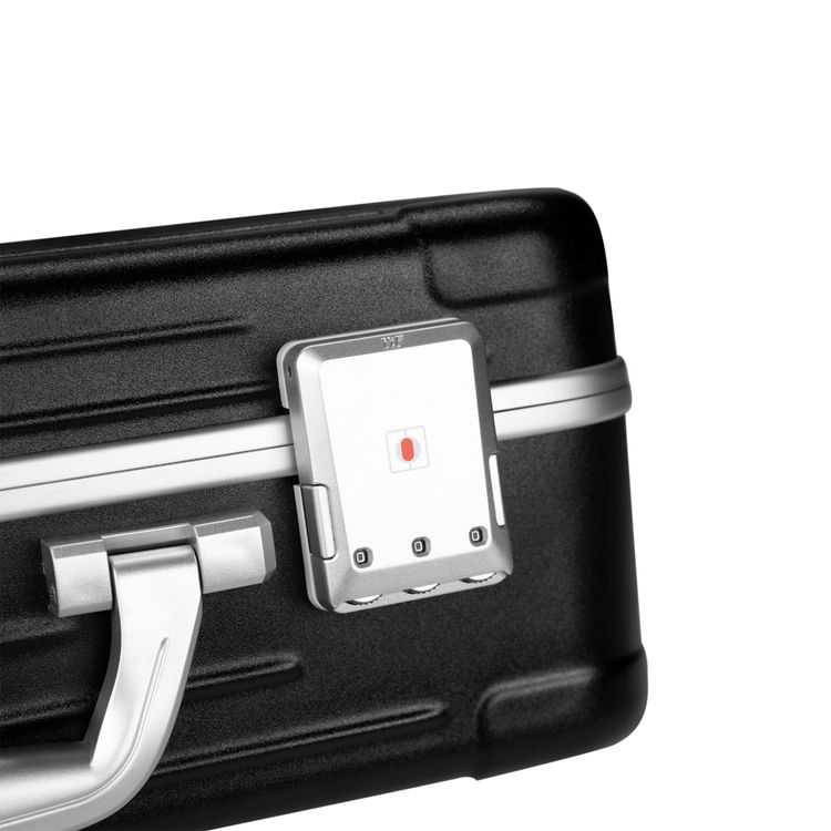 Porodo Travel Makeup Case with Detachable LED Mirror, 3000mA Battery, 144 LED Beads, 2800-6500K Color Temperature, 3 Light Modes, USB-C Charging Interface, Multiple Compartments - Black