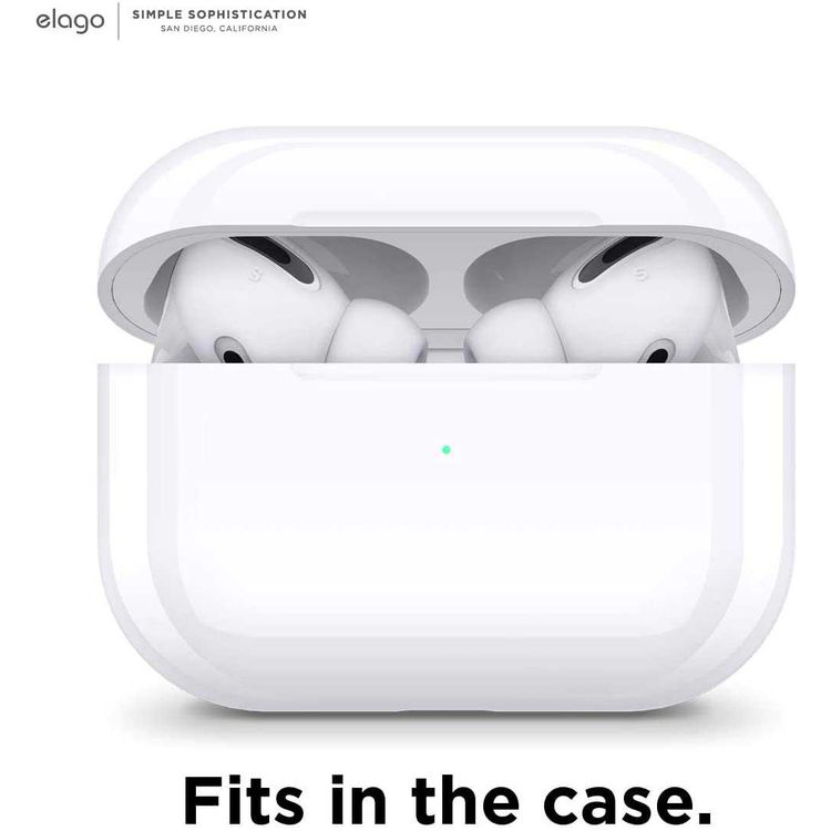 غطاء Elago Airpods Pro Earbuds Plus مع أطراف مدمجة (6 أزواج) - أزرق
