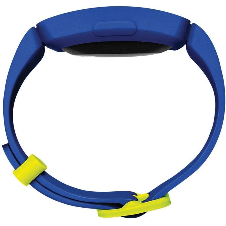 فيتبيت ايس 2 للياقة البدنية سوار معصم متوافق مع الأطفال بعمر 6 سنوات فما فوق ، وجوه ساعة متحركة ، وتتبع النوم ، وتتبع النشاط طوال اليوم ، ومقاومة السباحة للماء (50 مترًا) ، وعمر بطارية 5 أيام - اصفر نيون/سماوي ليلي