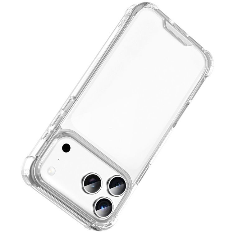 Green Lion Anti-Shock Case for iPhone 17 Pro, HD Clarity, Anti-Scratch, Air Cushion, Drop Protection, Hybrid Protection, Camera Protection, Comfortable Grip - Clear