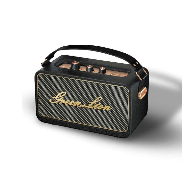 Green Lion Classic Stereo Speaker - Black