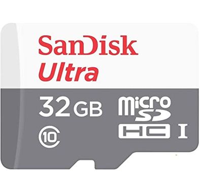 Sandisk Ultra Android microSDHC 32 Gb 80 Mb/s Class 10 Featuring Class 10 for Full HD4 - SDSQUNS-032G-GN3MN - Grey