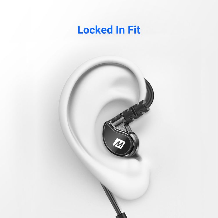 MEE Audio X6 Stereo Bluetooth Wireless Sports In-Ear Headphones - Black