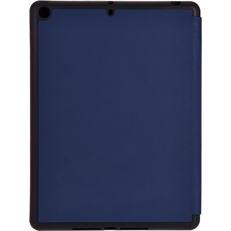 Green Lion Hogo Premium Case with Pencil Holder for iPad 10.2", Stable Trifold Stand, Full Body Drop Protection, Soft TPU Easy Install & Remove, Effective Shockproof - Blue