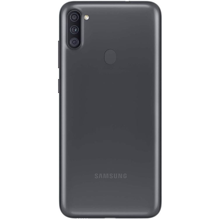 هاتف سامسونج جالاكسي A11 الذكي (4G) ل تي ي ثنائي الشريحة (SM-A115F / DS) شاشة 6.4 بوصة 2جيجا بايت رام / 32جيجا بايت تخزين ، معالج كوالكوم سناب دراغون 450 ، تجربة كاميرا ثلاثية ، كاميرا أمامية بدقة 8 ميجابكسل وكاميرا خلفية 13 ميجابكسل ، بطارية 4000 مللي أمبير ، مستشعر بصمة الإصبع هاتف أندرويد المحمول