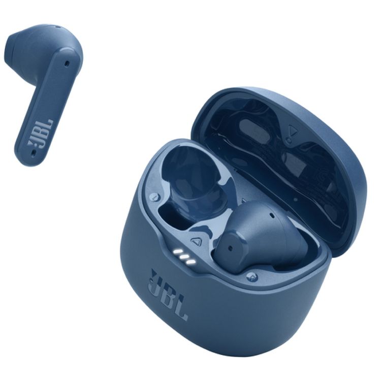 JBL Tune Flex Noise Canceling Earbuds, True Wireless, Smart Ambient, Waterproof, 4.5 Hours Talking Time, Built-in Microphone, Hands Free Calling, Fast Charging - Blue 