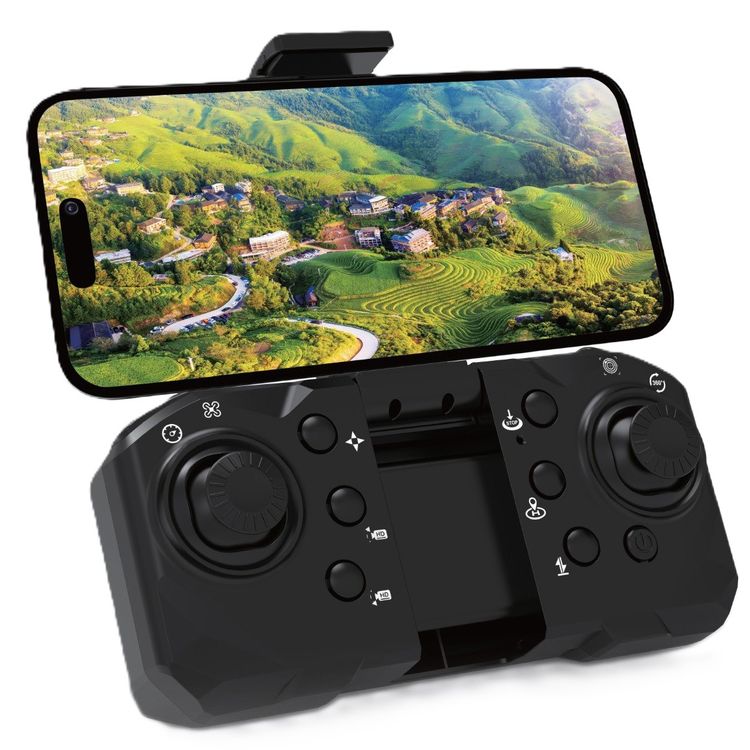 Green Lion G780RC Drone, HD Photo & Video, 2000mAh Battery Capacity, 12 minutes Flight Time, 150m Control Distance, 25fps Frame Rate, One-Key Return, Obstacle Avoidance - Gray
