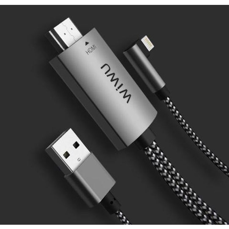 HDTV Adapter Wiwu Lightning HDTV Adapter - Black