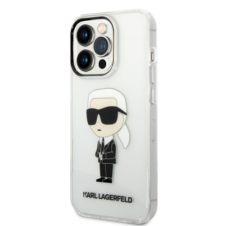 Karl Lagerfeld Hard Case IML NFT Ikonik iPhone 14 Pro Max - Clear