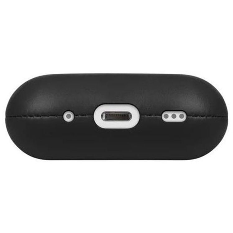 Native Union Re-Classic Case for Airpods Pro(2nd Gen/1st Gen), Built-in Hole for the Lanyard Loop, Qi Wireless Charging & MagSafe Charging, Hassle-free Access - Black