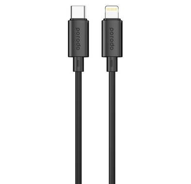 Porodo Blue USB-C To Lightning Cable Fast Charge and Data...