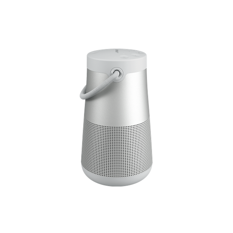 Bose Portable Speaker SoundLink Revolve Plus Bluetooth Speaker with Handle, Immersive Sound, Water Resistant, 16-hours Battery Life -  Luxe Gray
