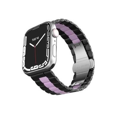 حزام ساعة سيراميك LEVELO Enigma متوافق مع ساعة آبل 42mm/4...